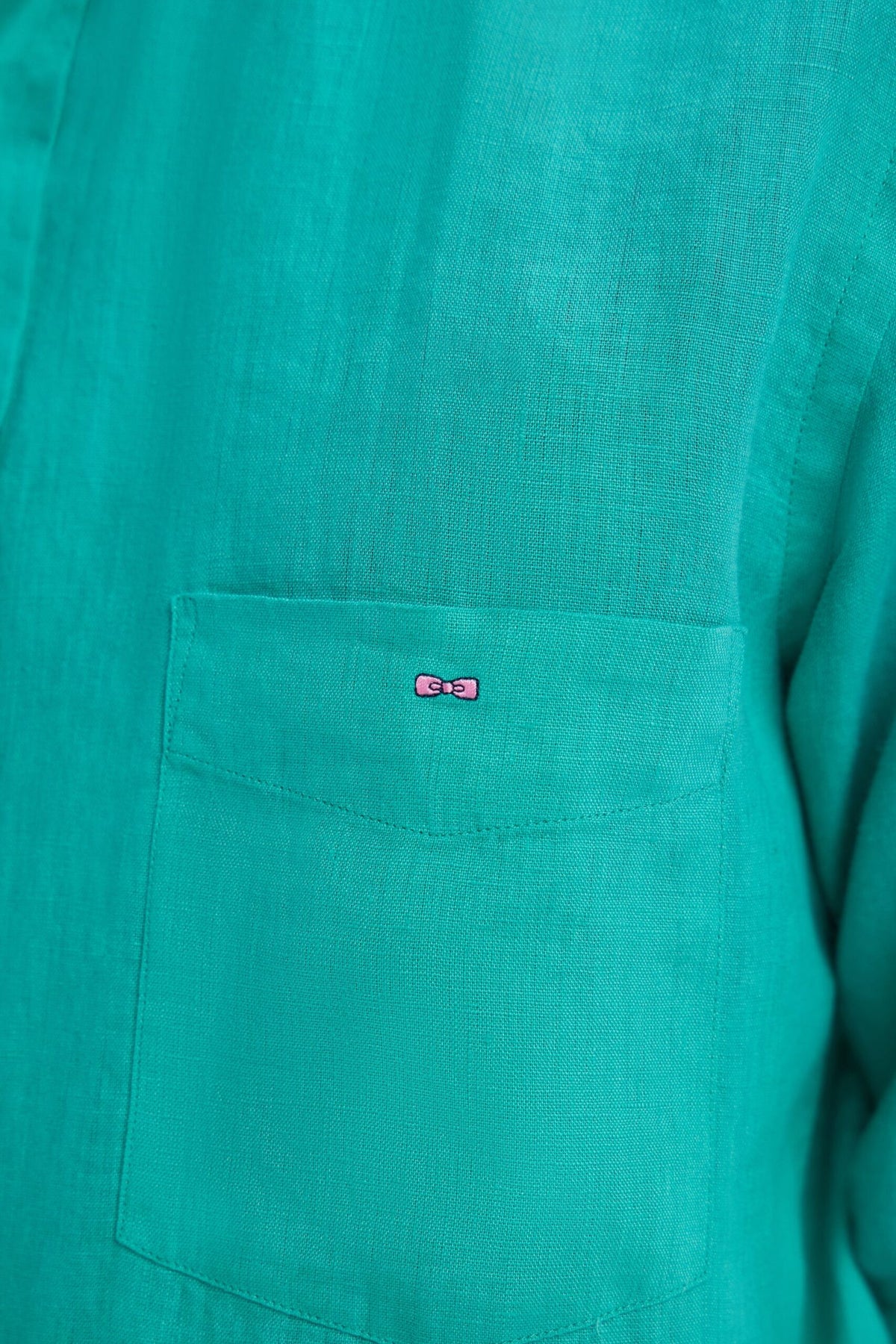 Eden Park Plain White Linen Shirt, Straight Cut