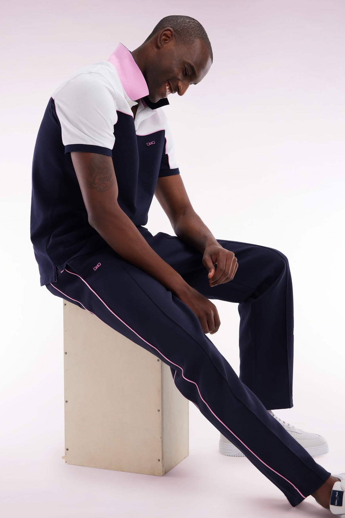 Eden Park Straight-Cut Interlock Jogging Pants