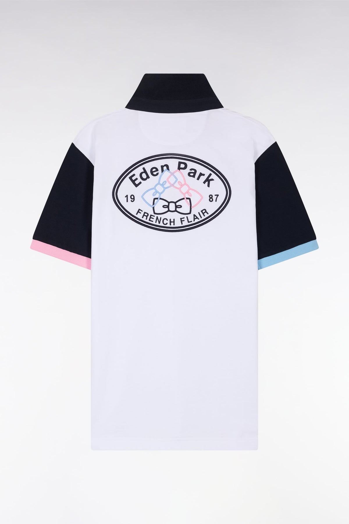 Eden Park Short-Sleeved Rugby Shirt With Back Embroidery