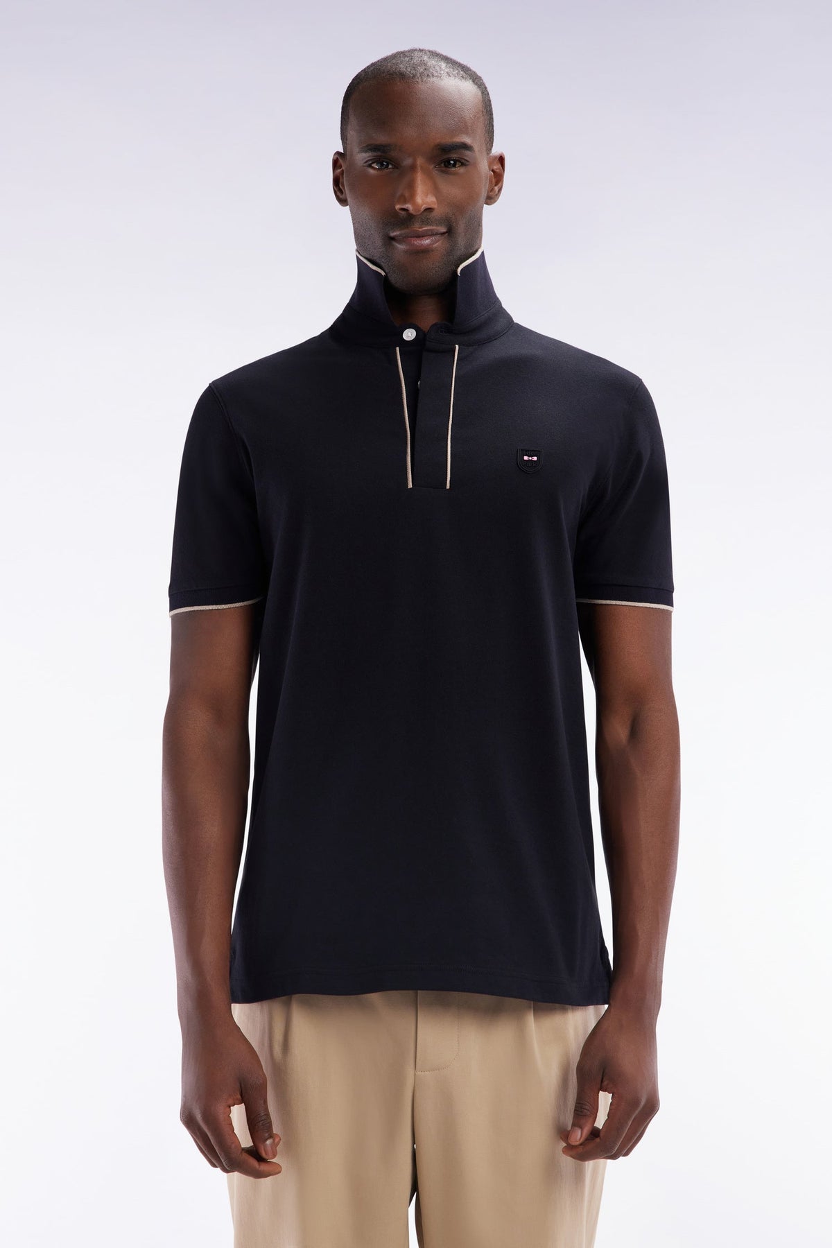 Eden Park Slim-Fit Short-Sleeved Polo Shirt