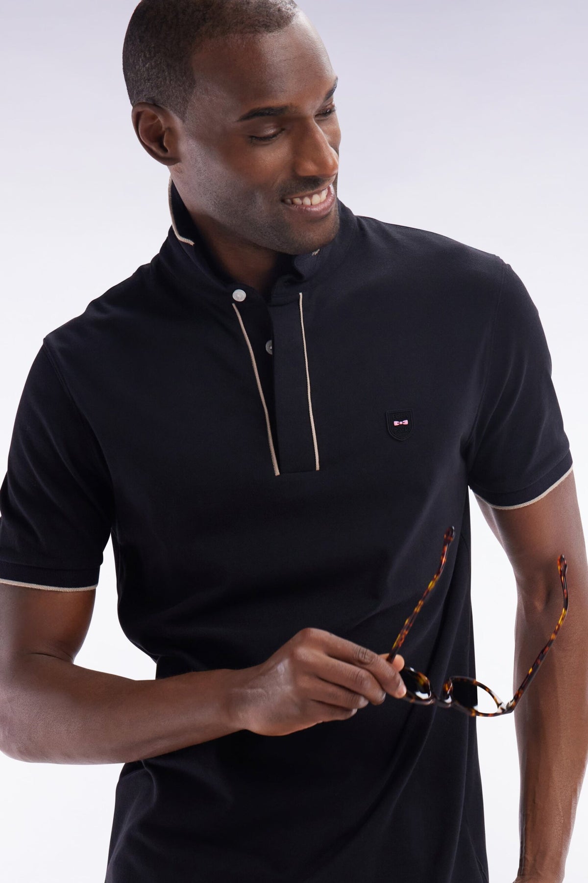 Eden Park Slim-Fit Short-Sleeved Polo Shirt