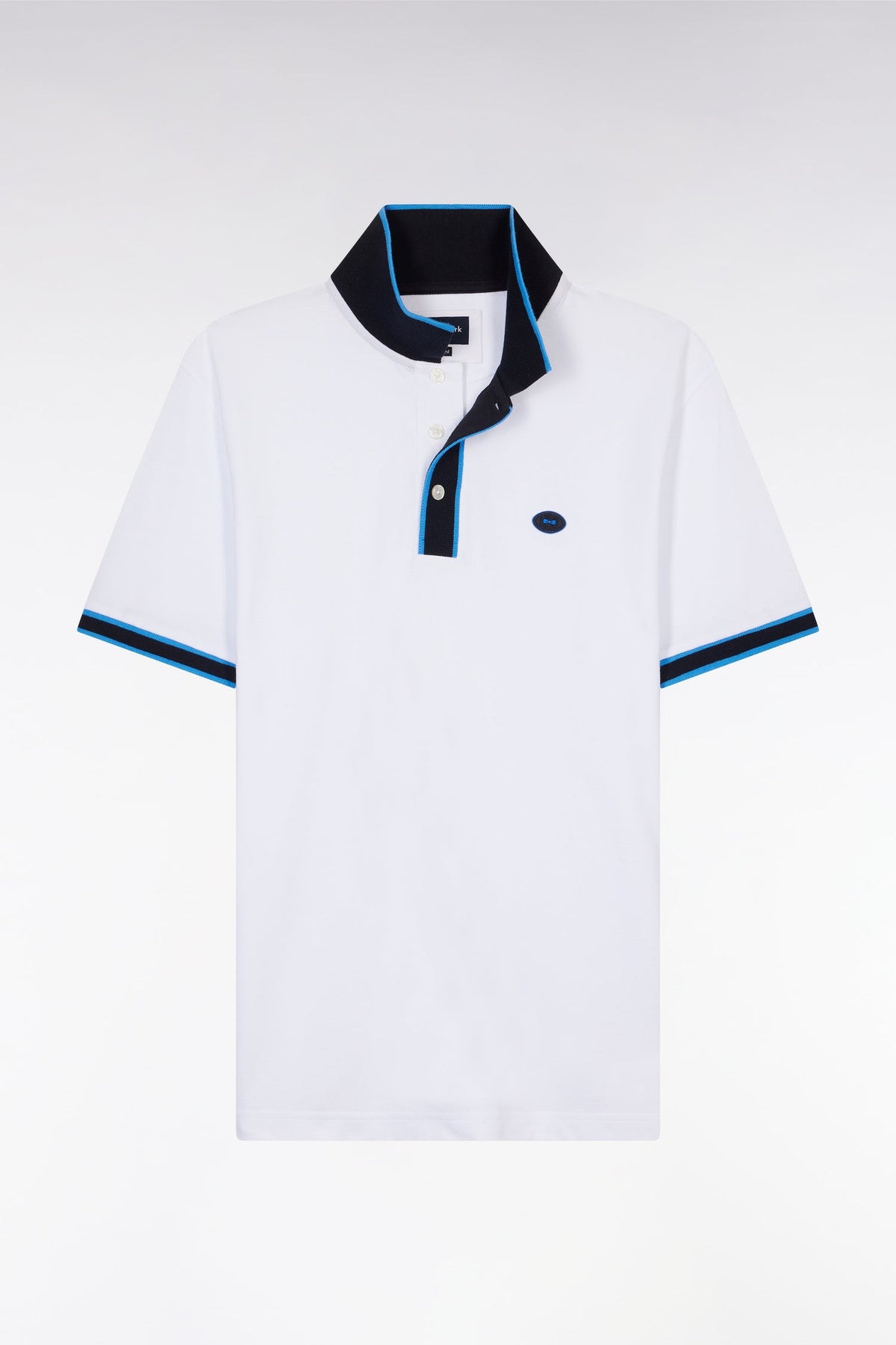 Eden Park Relaxed-Fit Short-Sleeved Polo Shirt With Colorful Stripes