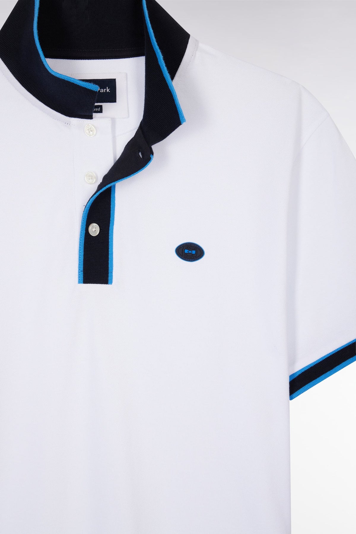 Eden Park Relaxed-Fit Short-Sleeved Polo Shirt With Colorful Stripes