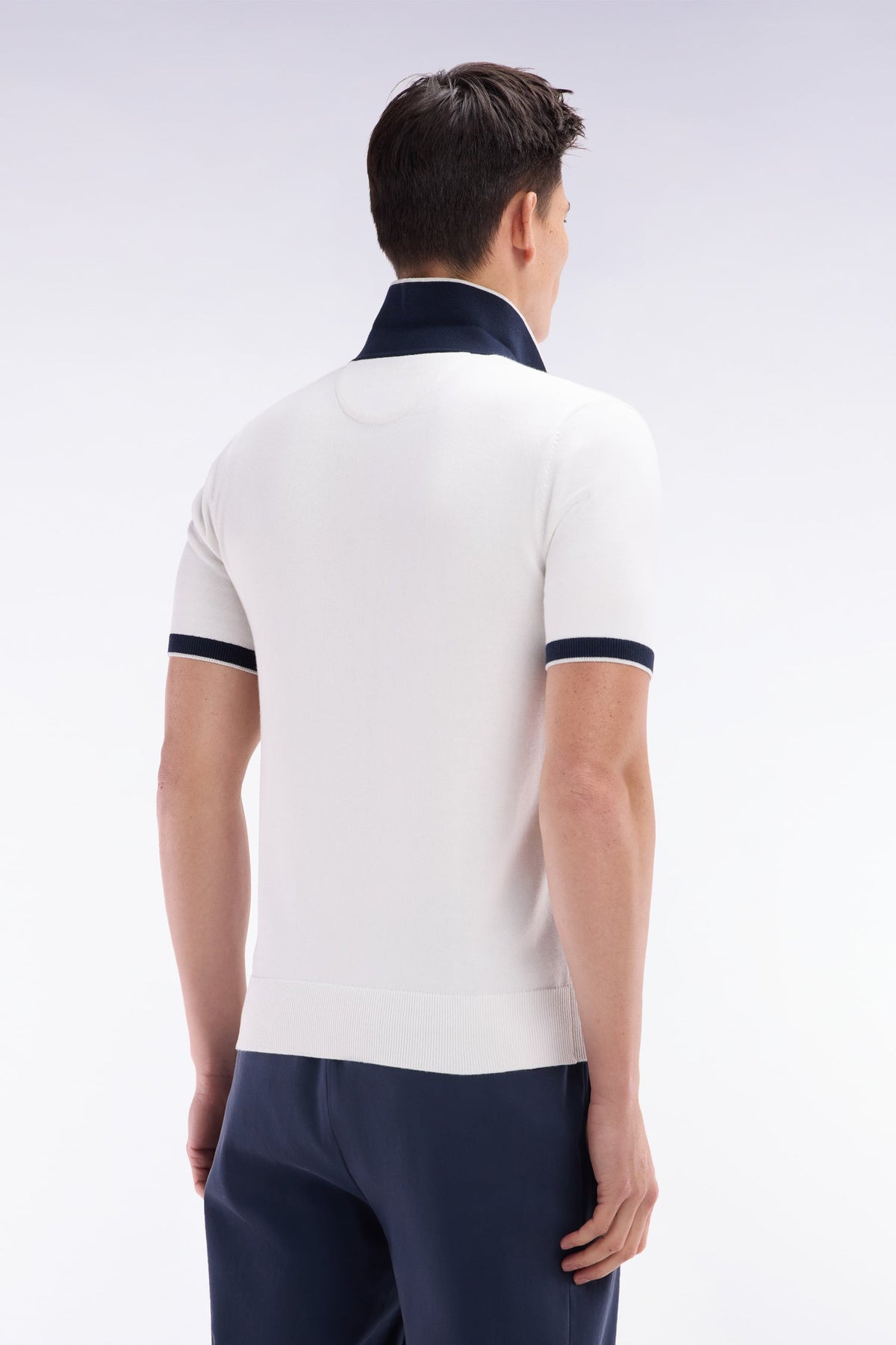 Eden Park Straight-Fit Short-Sleeved Polo Collar