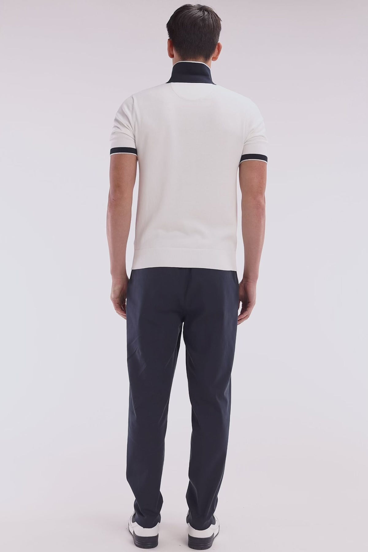 Eden Park Straight-Fit Short-Sleeved Polo Collar