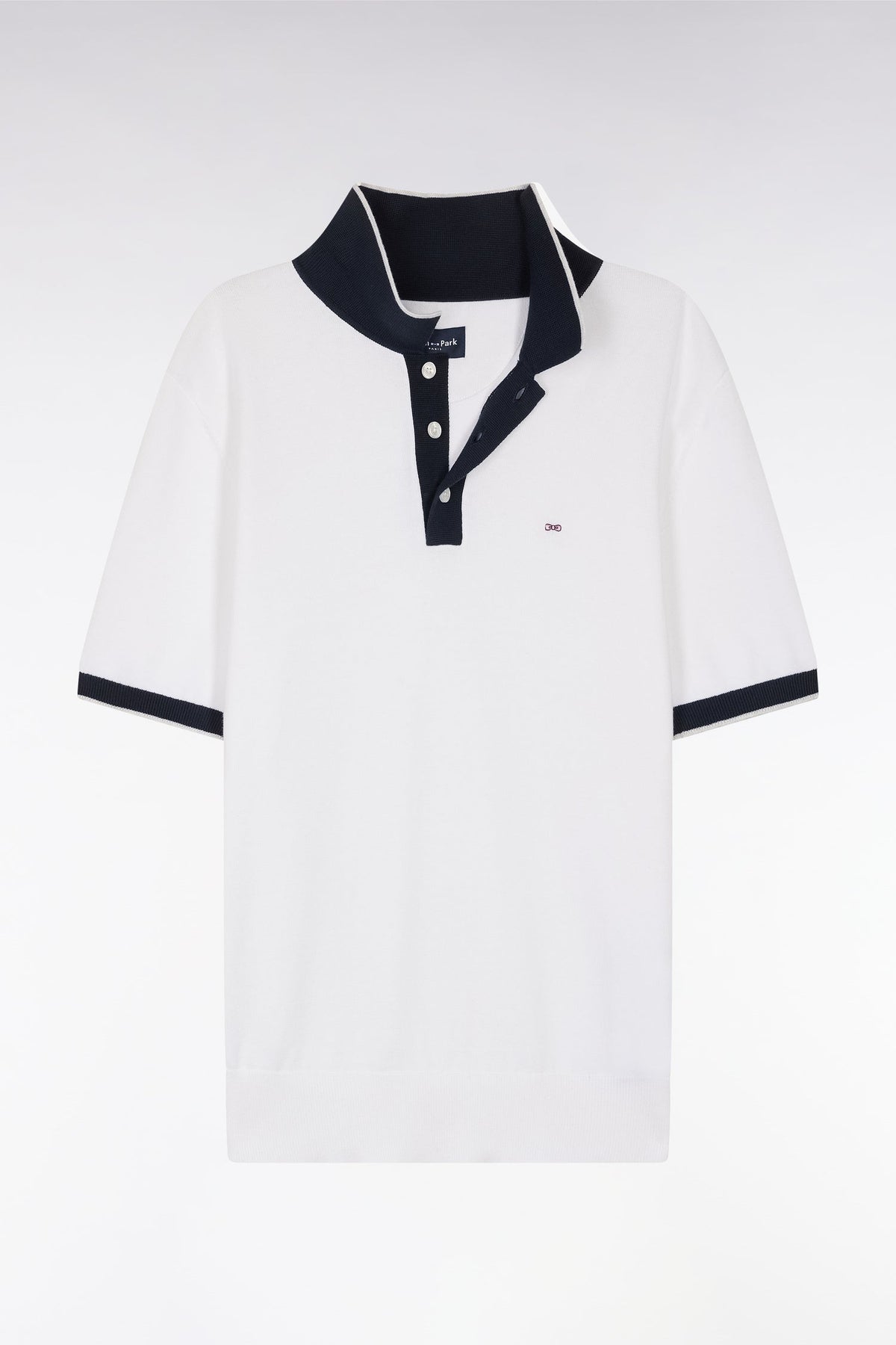 Eden Park Straight-Fit Short-Sleeved Polo Collar