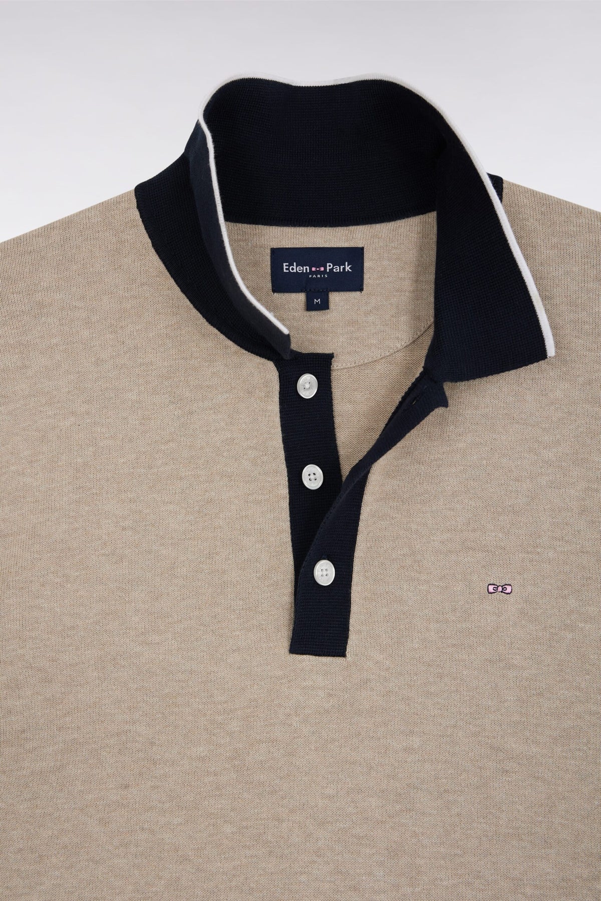 Eden Park Straight-Fit Short-Sleeved Polo Collar