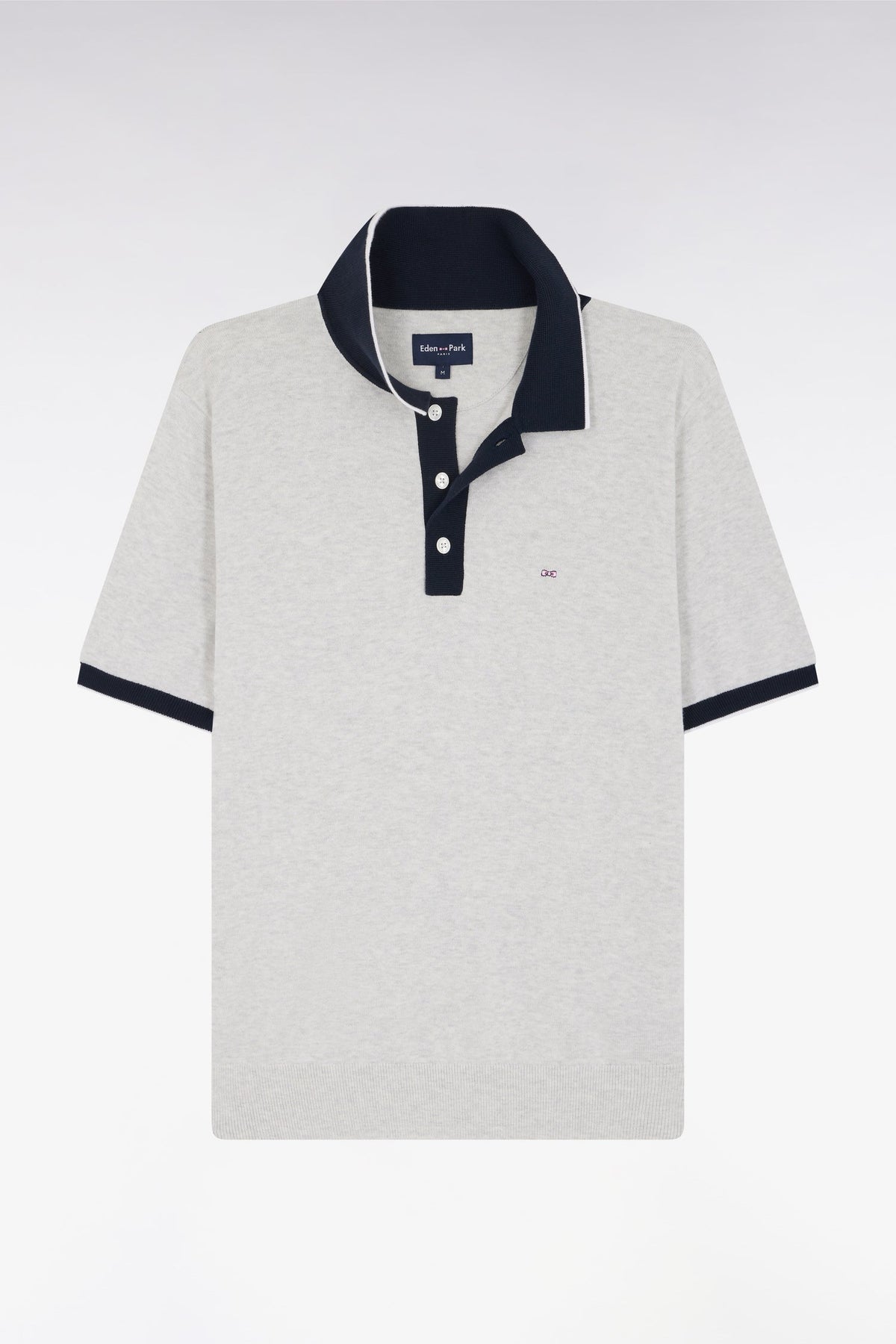 Eden Park Straight-Fit Short-Sleeved Polo Collar