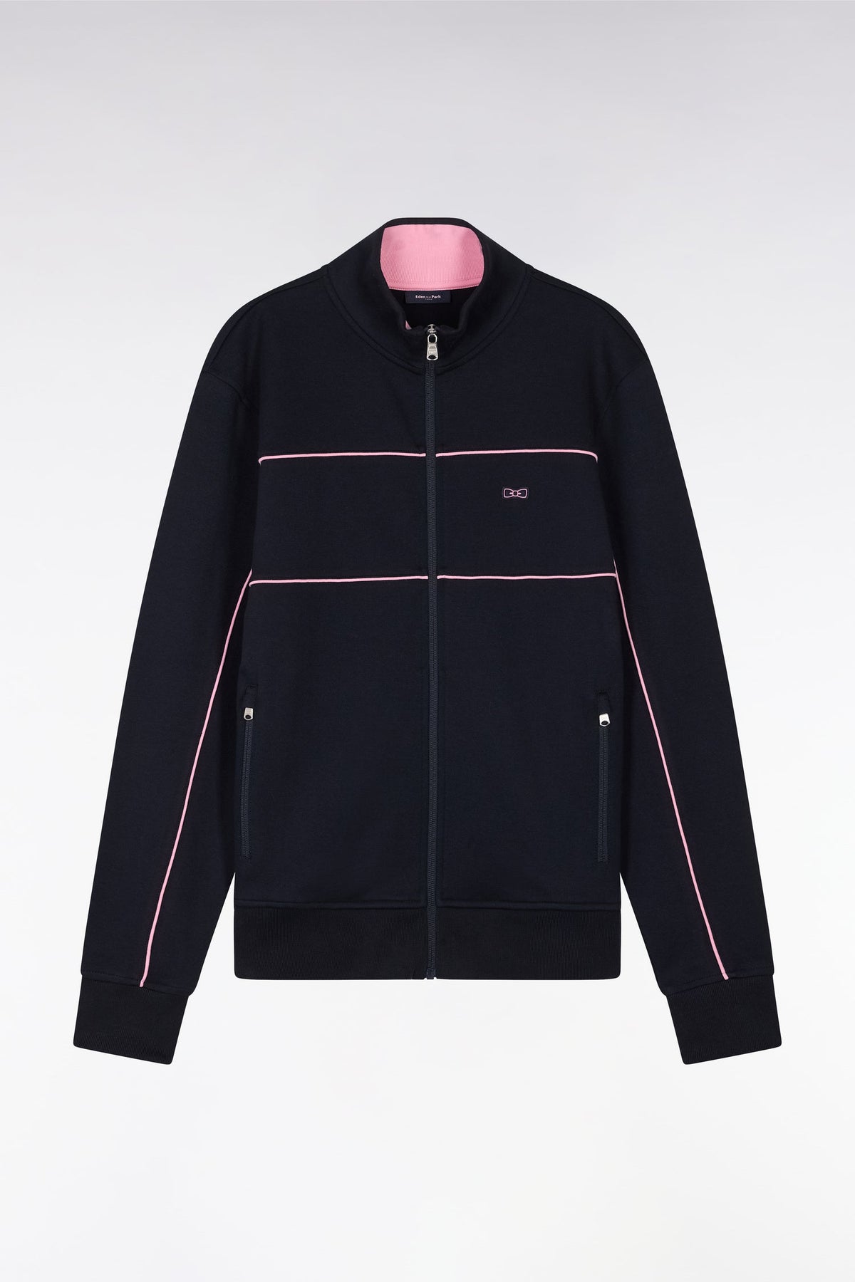 Eden Park Straight-Fit Zip-Up Sweatshirt Interlock