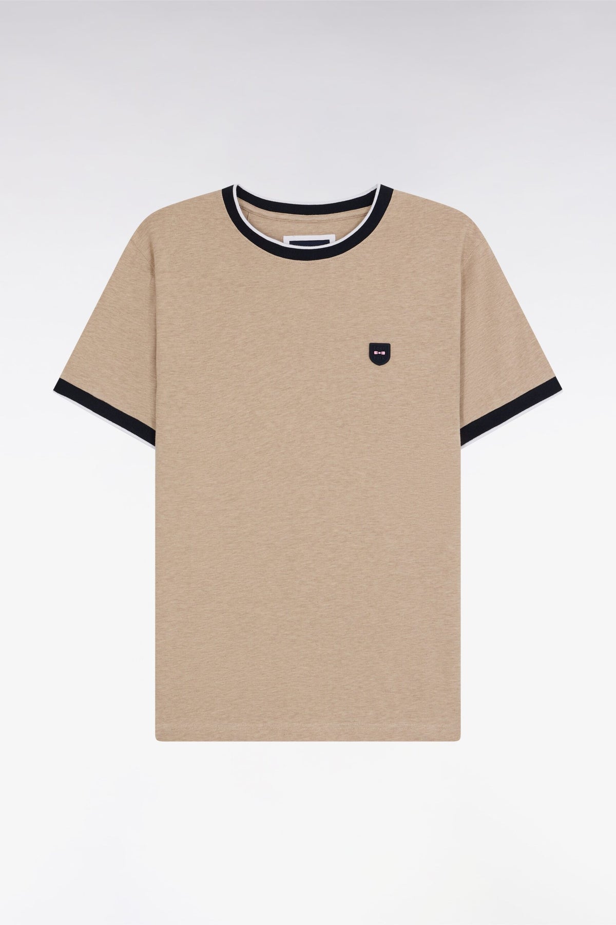 Eden Park Stretch Cotton T-Shirt With Slim Fit