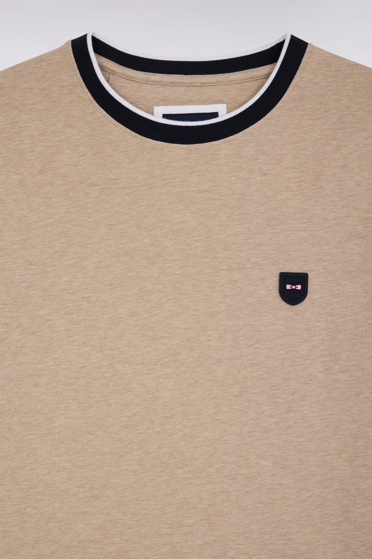Eden Park Stretch Cotton T-Shirt With Slim Fit