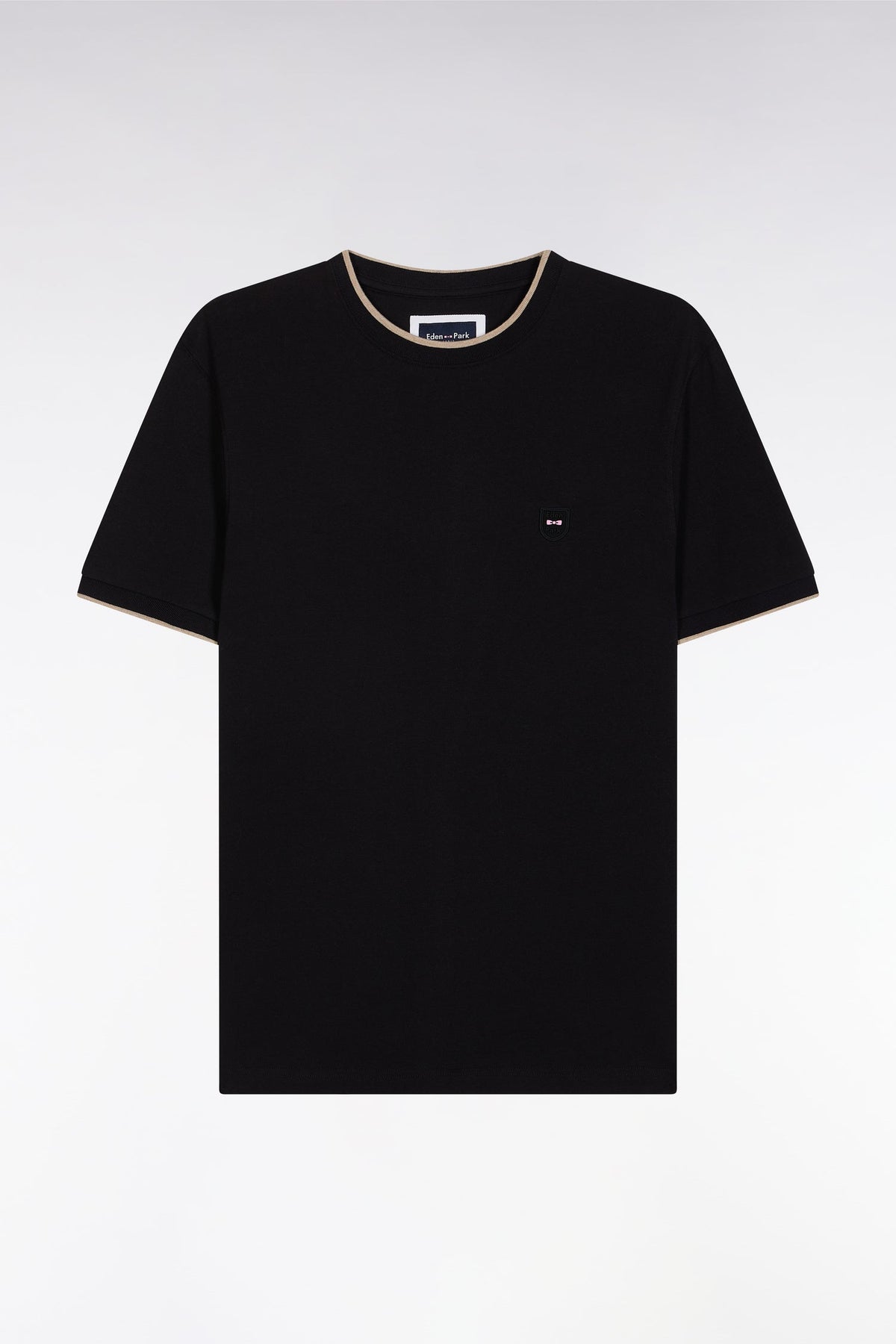 Eden Park Stretch Cotton T-Shirt With Slim Fit