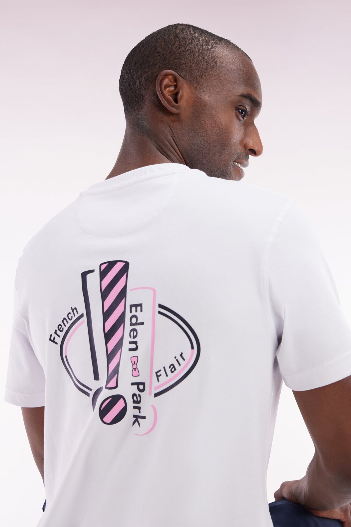 Eden Park Cotton Screen-Printed Straight-Cut T-Shirt
