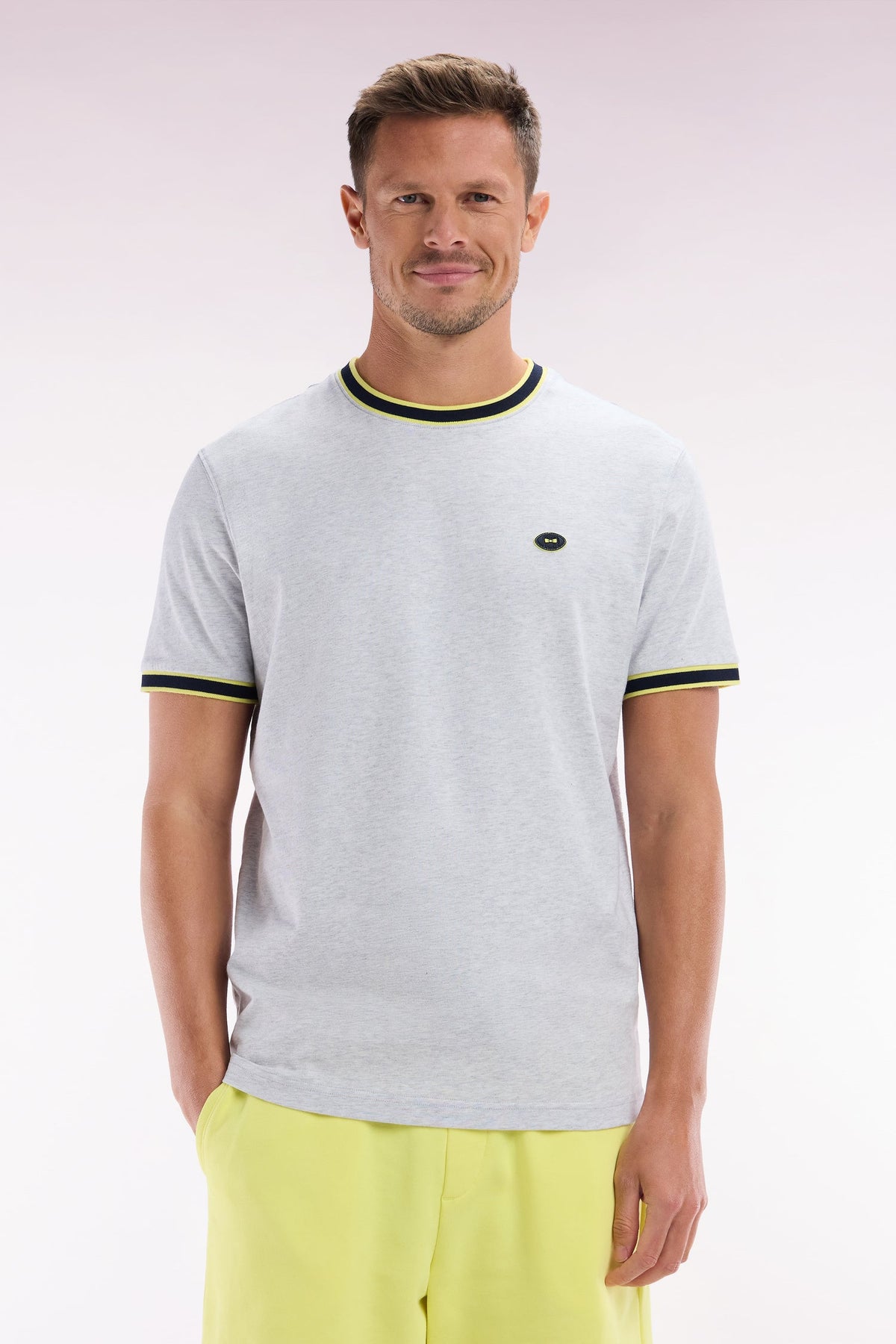 Eden Park T-Shirt With Ribbing, Relaxed Fit