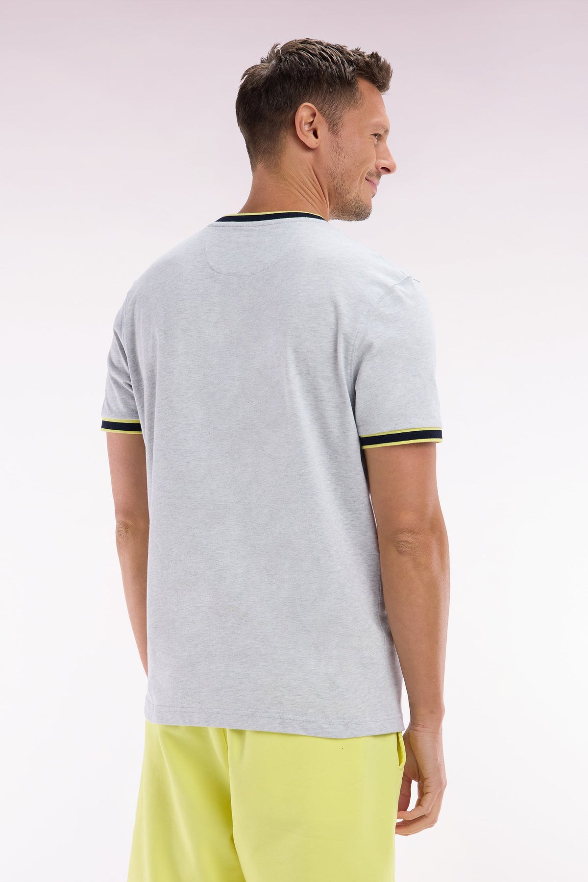 Eden Park T-Shirt With Ribbing, Relaxed Fit