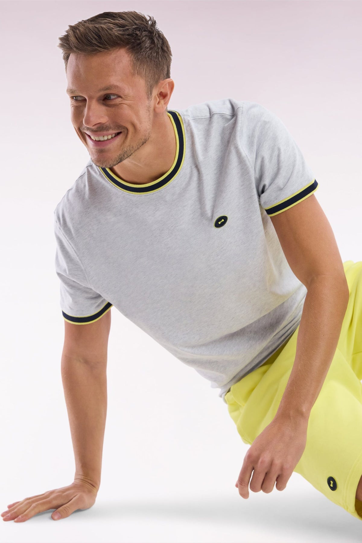 Eden Park T-Shirt With Ribbing, Relaxed Fit