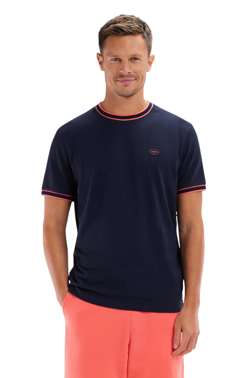 Eden Park T-Shirt With Ribbing, Relaxed Fit