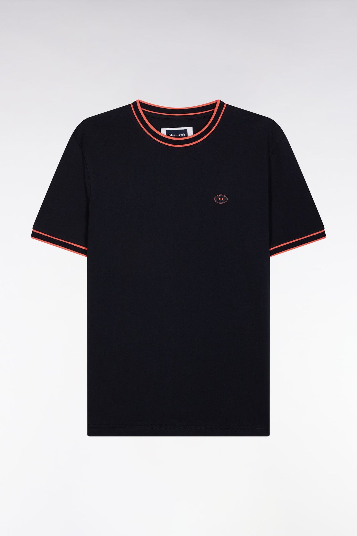 Eden Park T-Shirt With Ribbing, Relaxed Fit