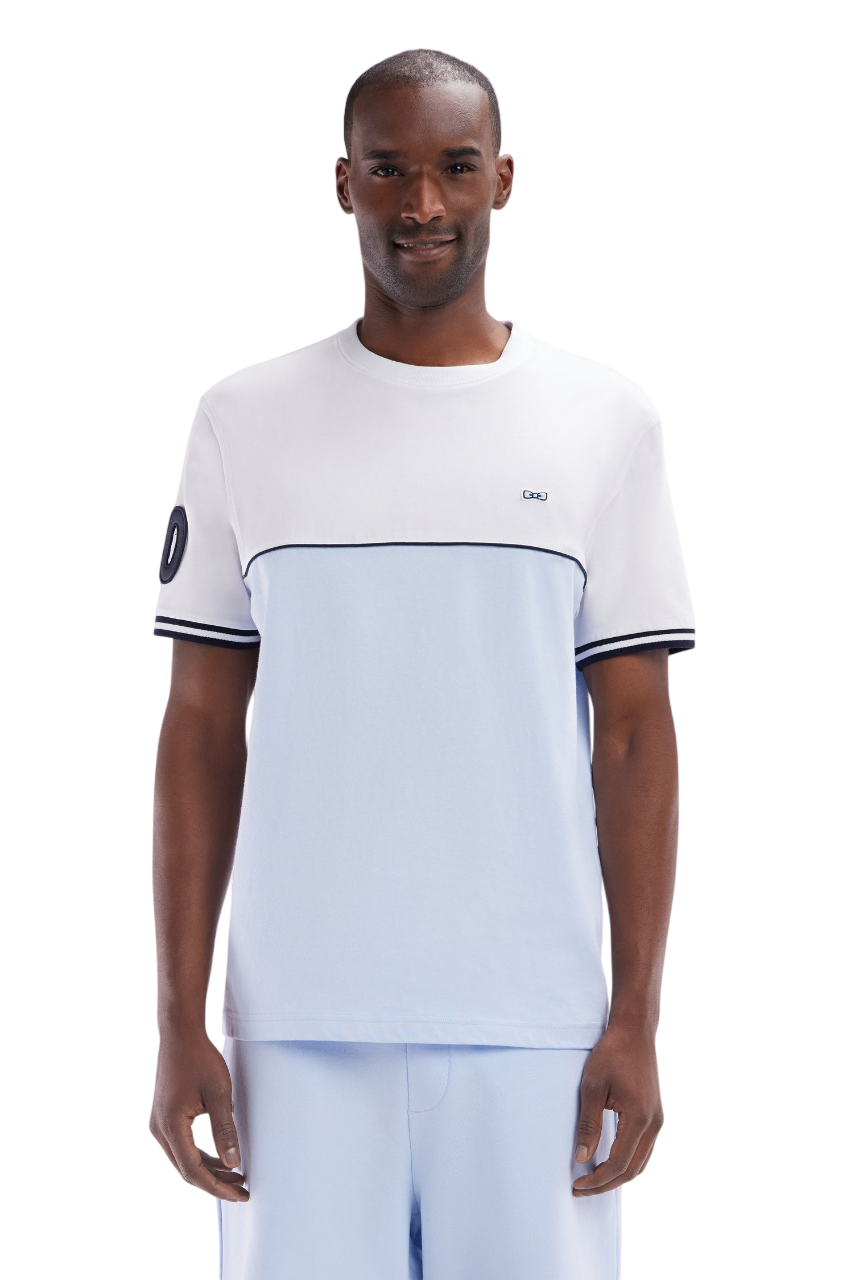 Eden Park Two-Tone T-Shirt In Casual-Cut