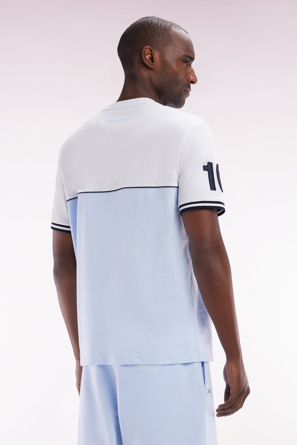 Eden Park Two-Tone T-Shirt In Casual-Cut