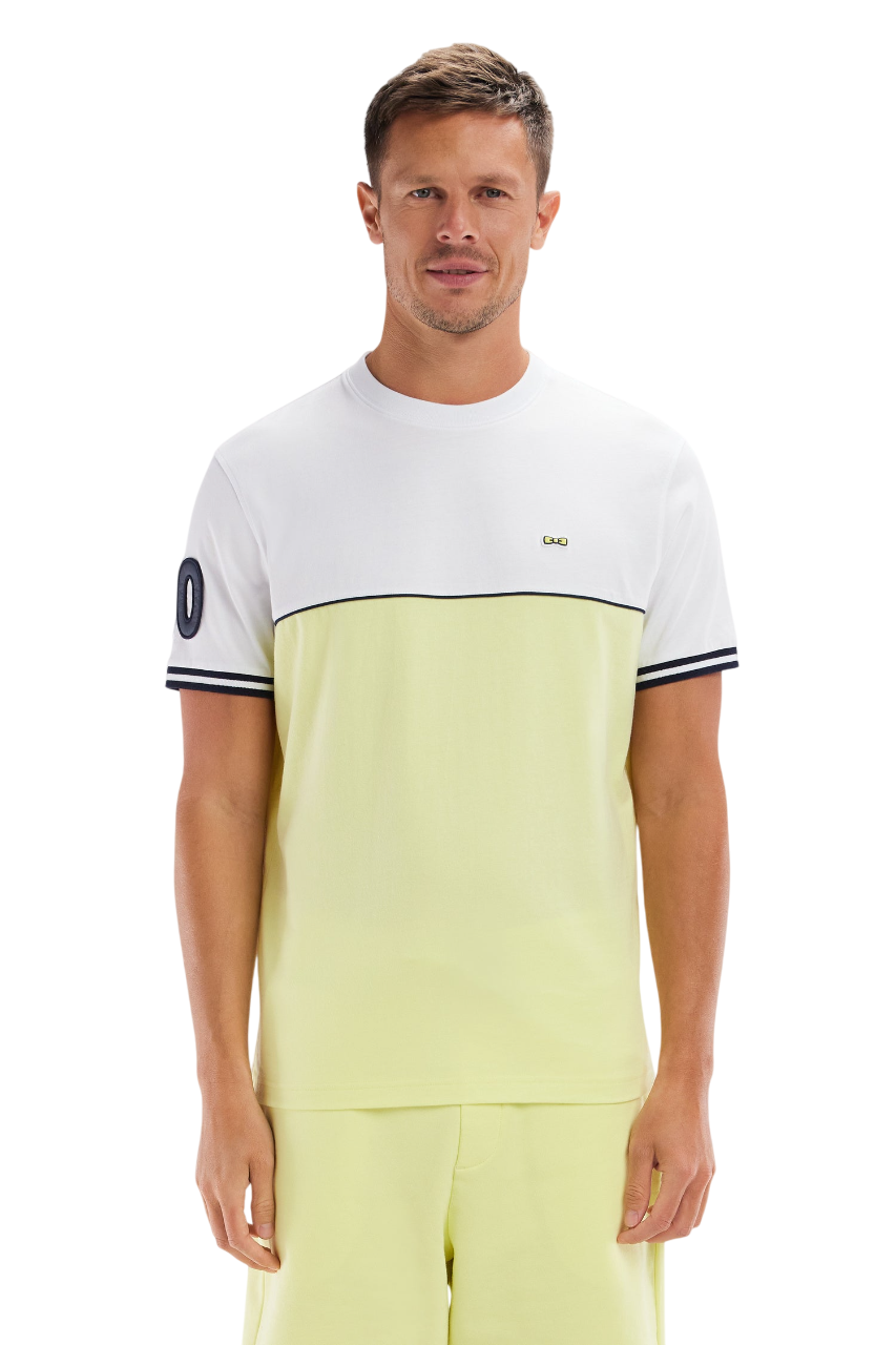 Eden Park Two-Tone T-Shirt In Casual-Cut