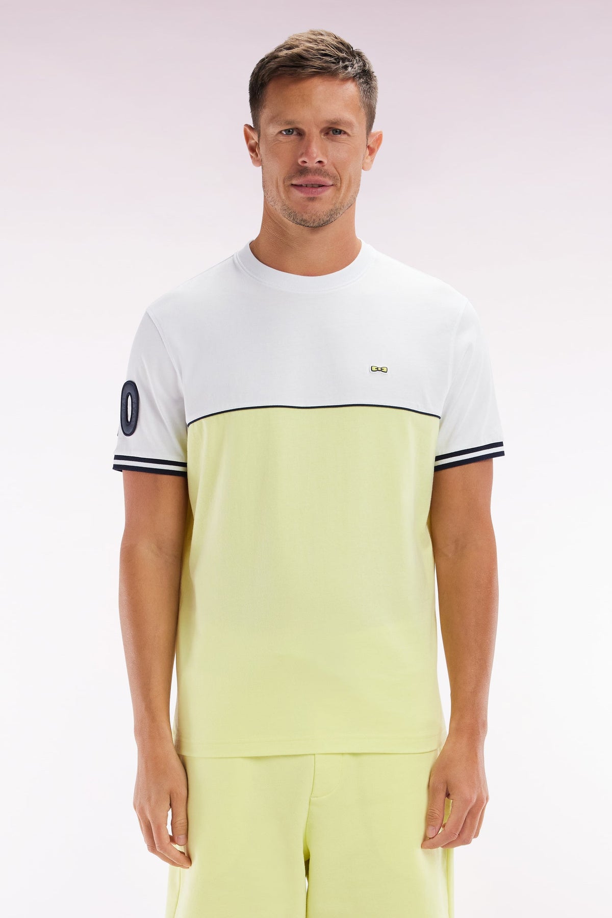 Eden Park Two-Tone T-Shirt In Casual-Cut