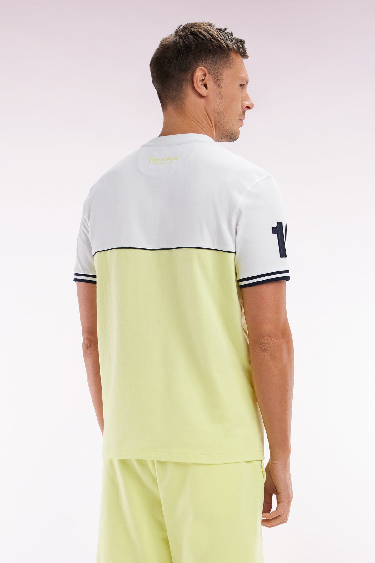 Eden Park Two-Tone T-Shirt In Casual-Cut