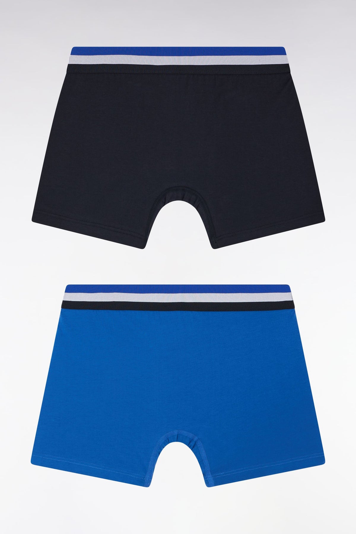Eden Park Set Of Two Boxers With Three-Tone Elastic Waistband