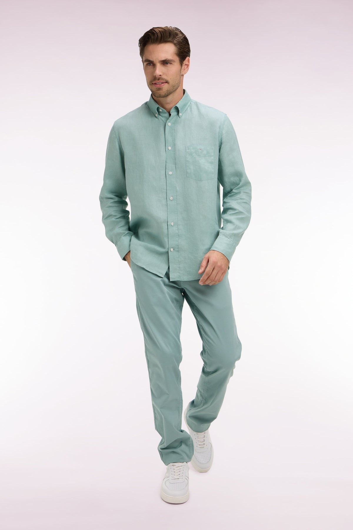 Eden Park Regular-fit chino pants stretch