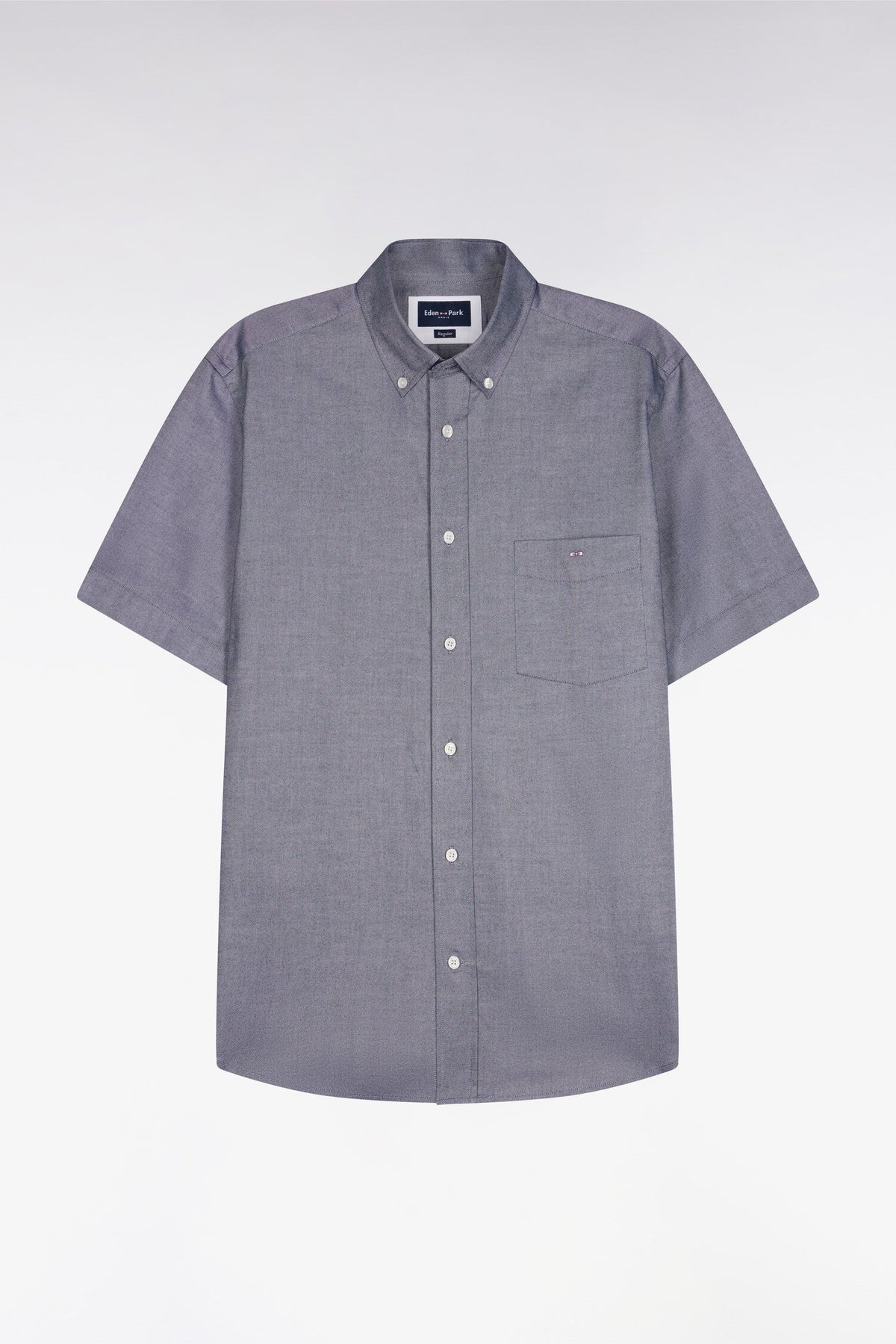 Eden Park Short-Sleeve Regular-Fit Pocket Shirt