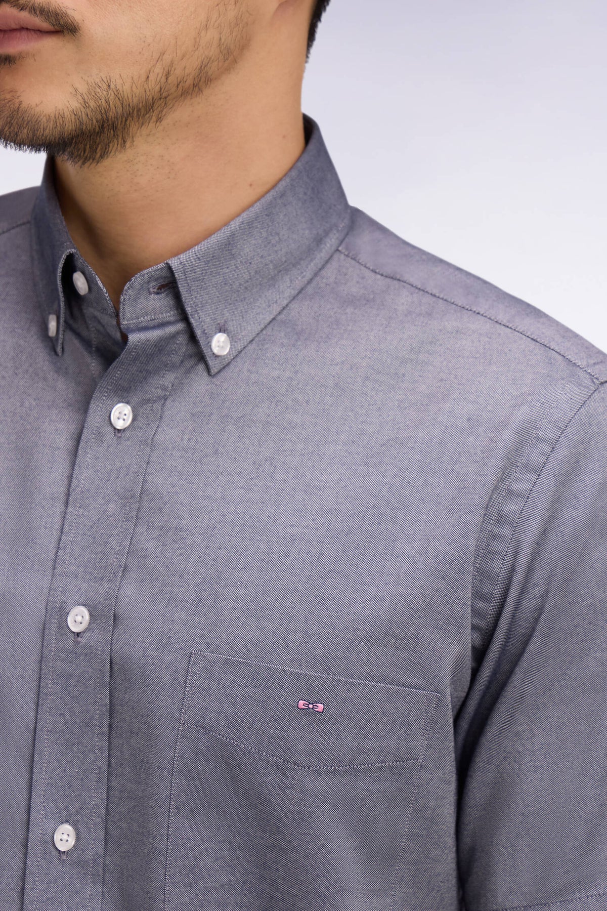 Eden Park Short-Sleeve Regular-Fit Pocket Shirt