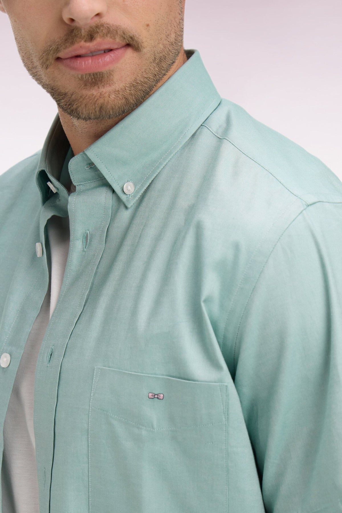 Eden Park Short-Sleeve Regular-Fit Pocket Shirt