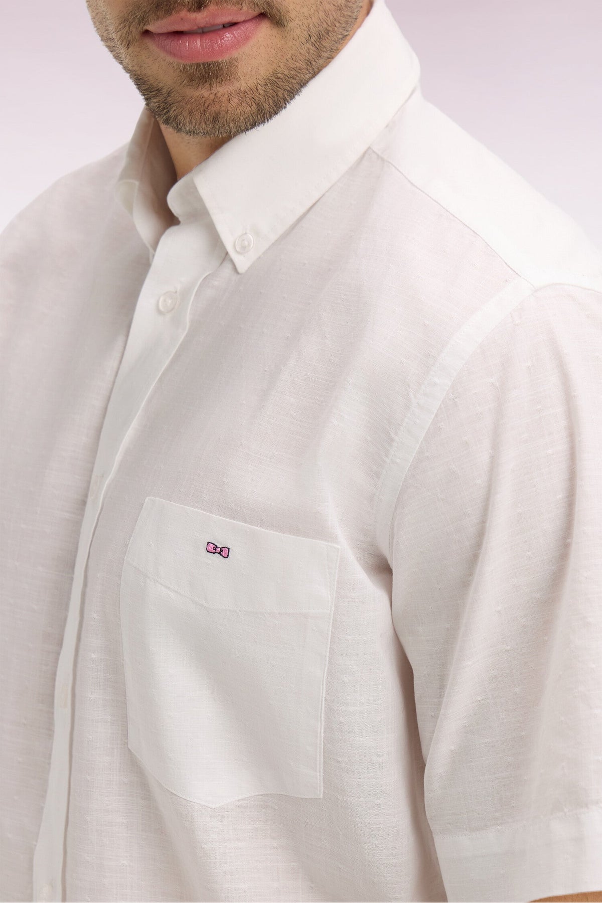 Eden Park Short-Sleeve Regular-Fit Button-Down Shirt