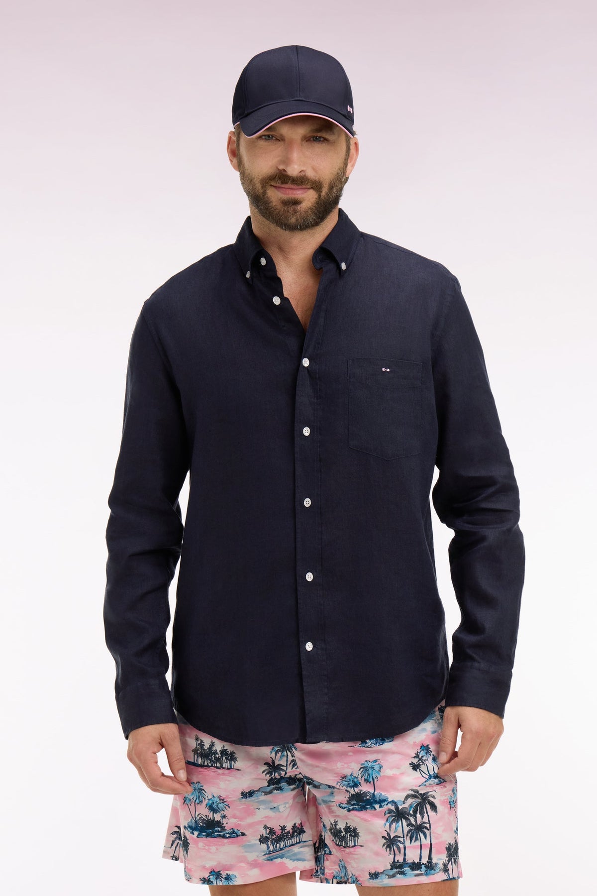 Eden Park Straight linen shirt