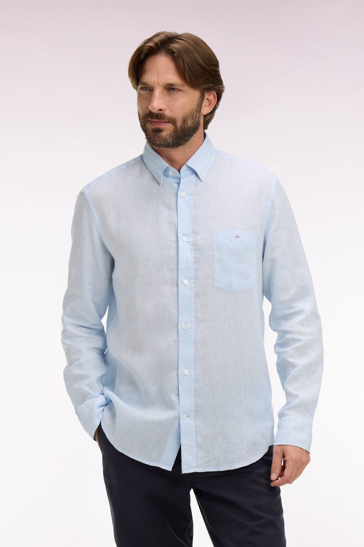 Eden Park Regular-Fit Linen Shirt