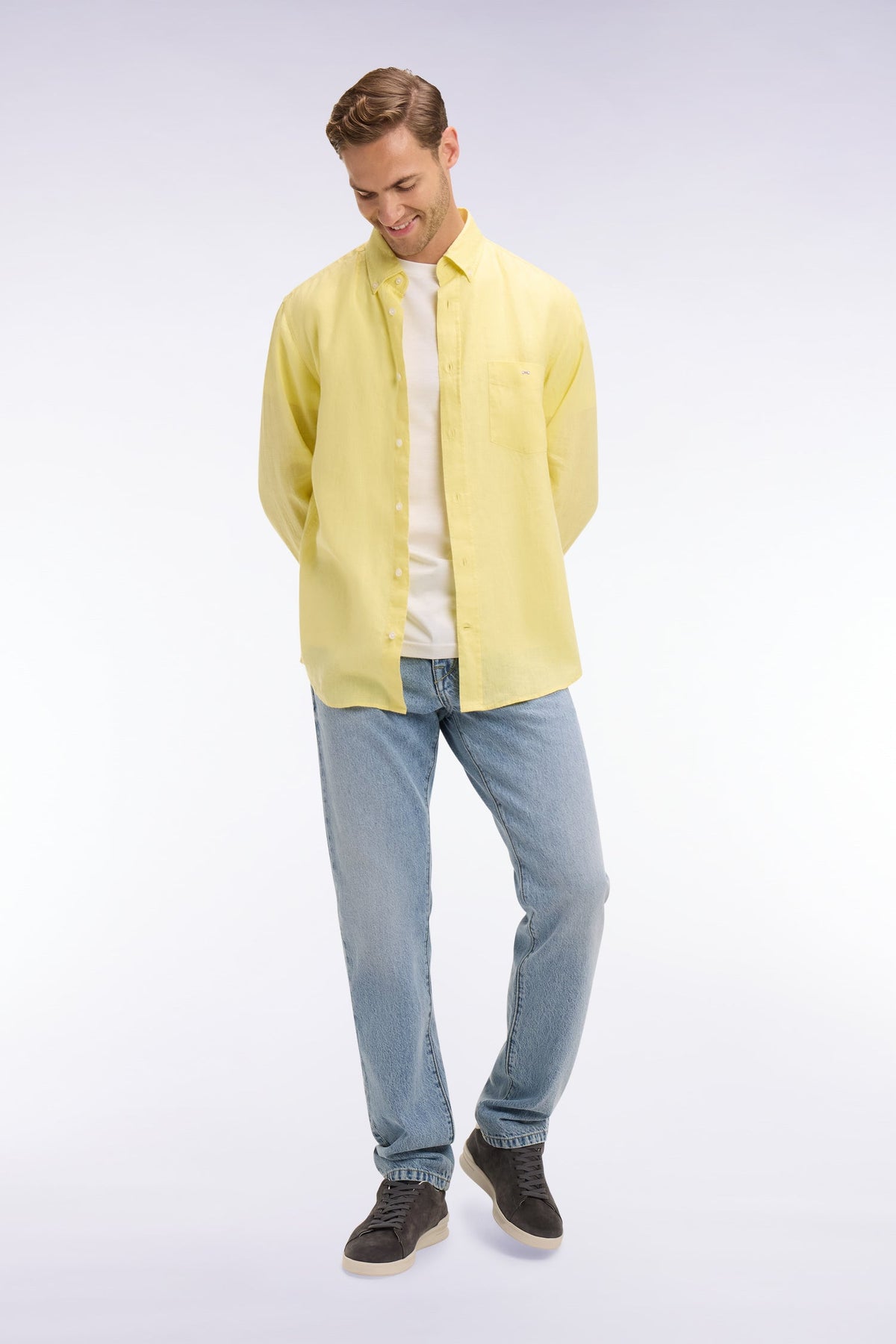 Eden Park Regular-Fit Linen Shirt