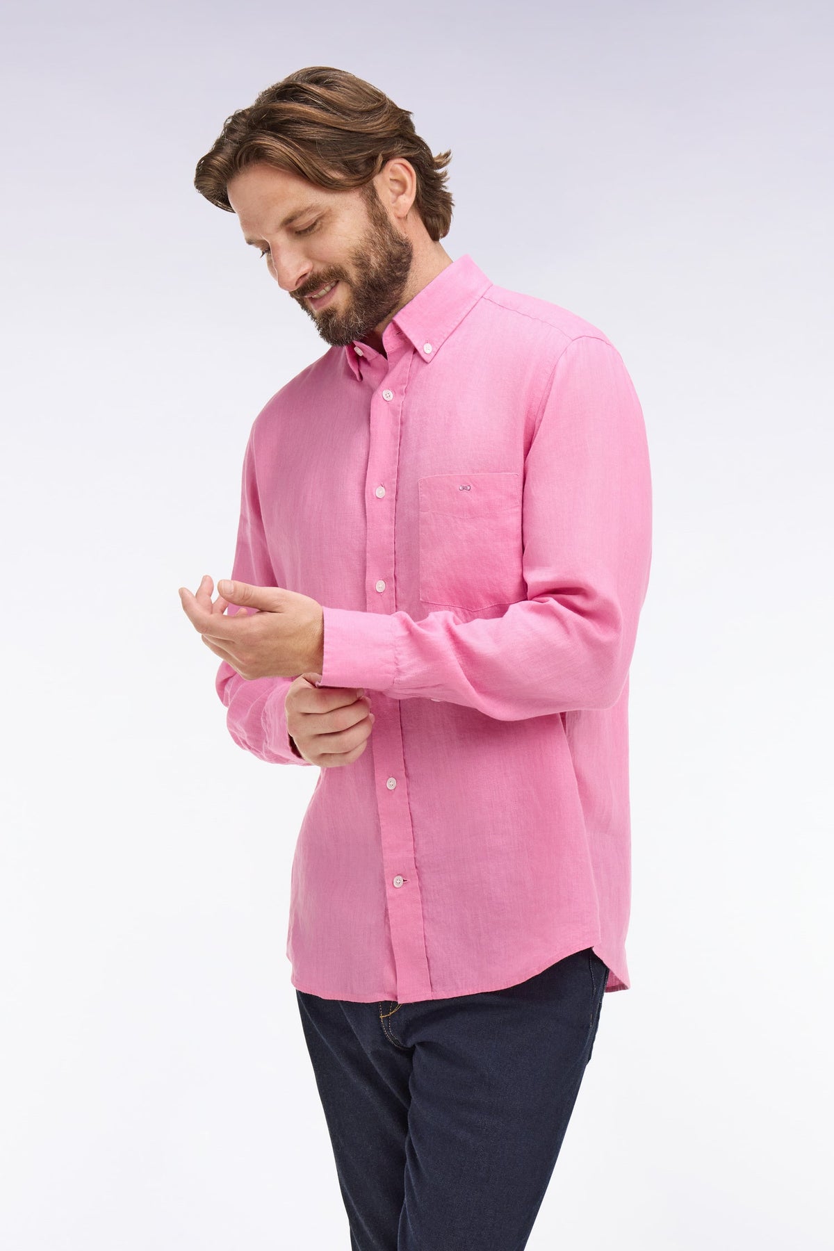 Eden Park Regular-Fit Linen Shirt