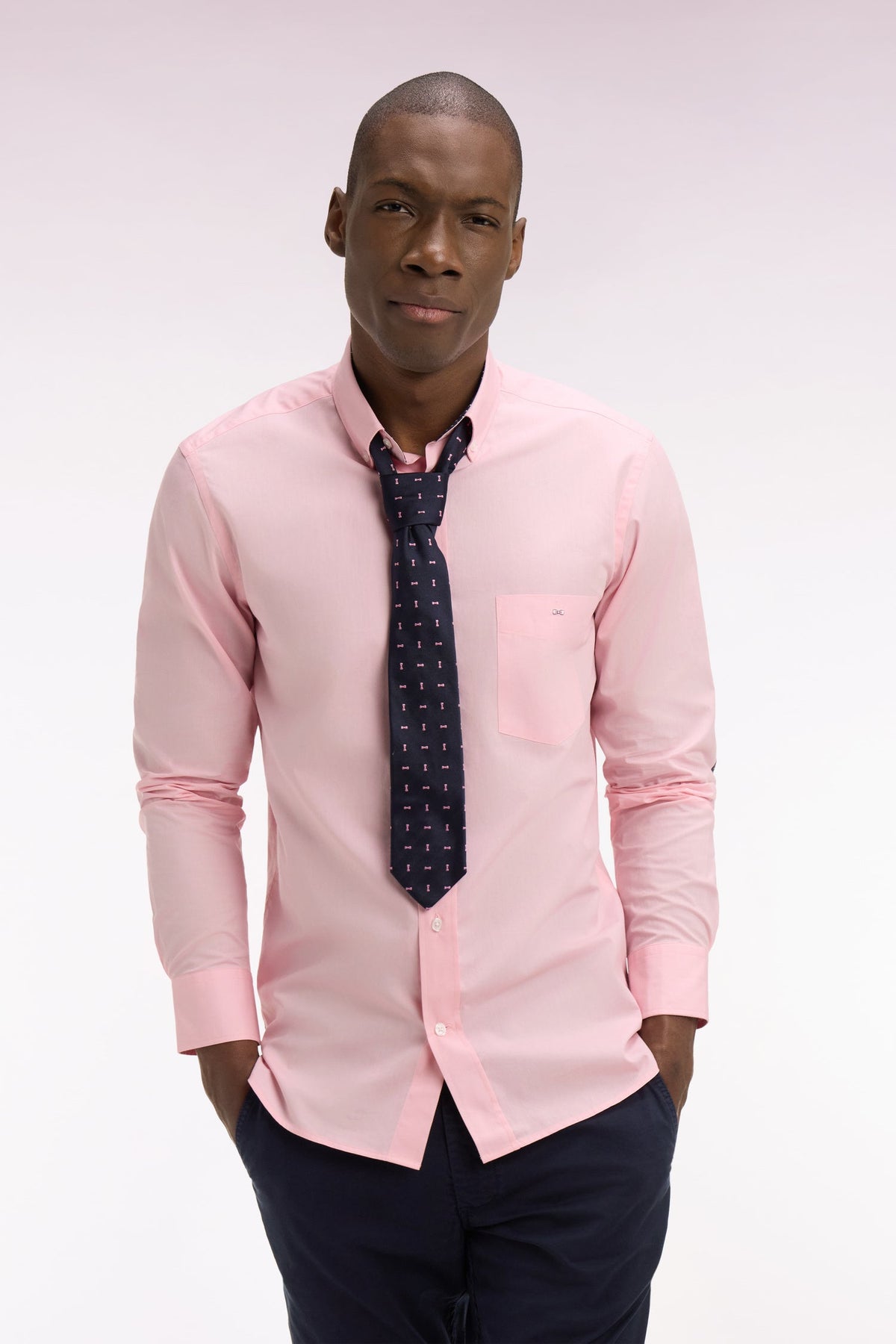 Eden Park Elbow-Patch Regular-Fit Shirt