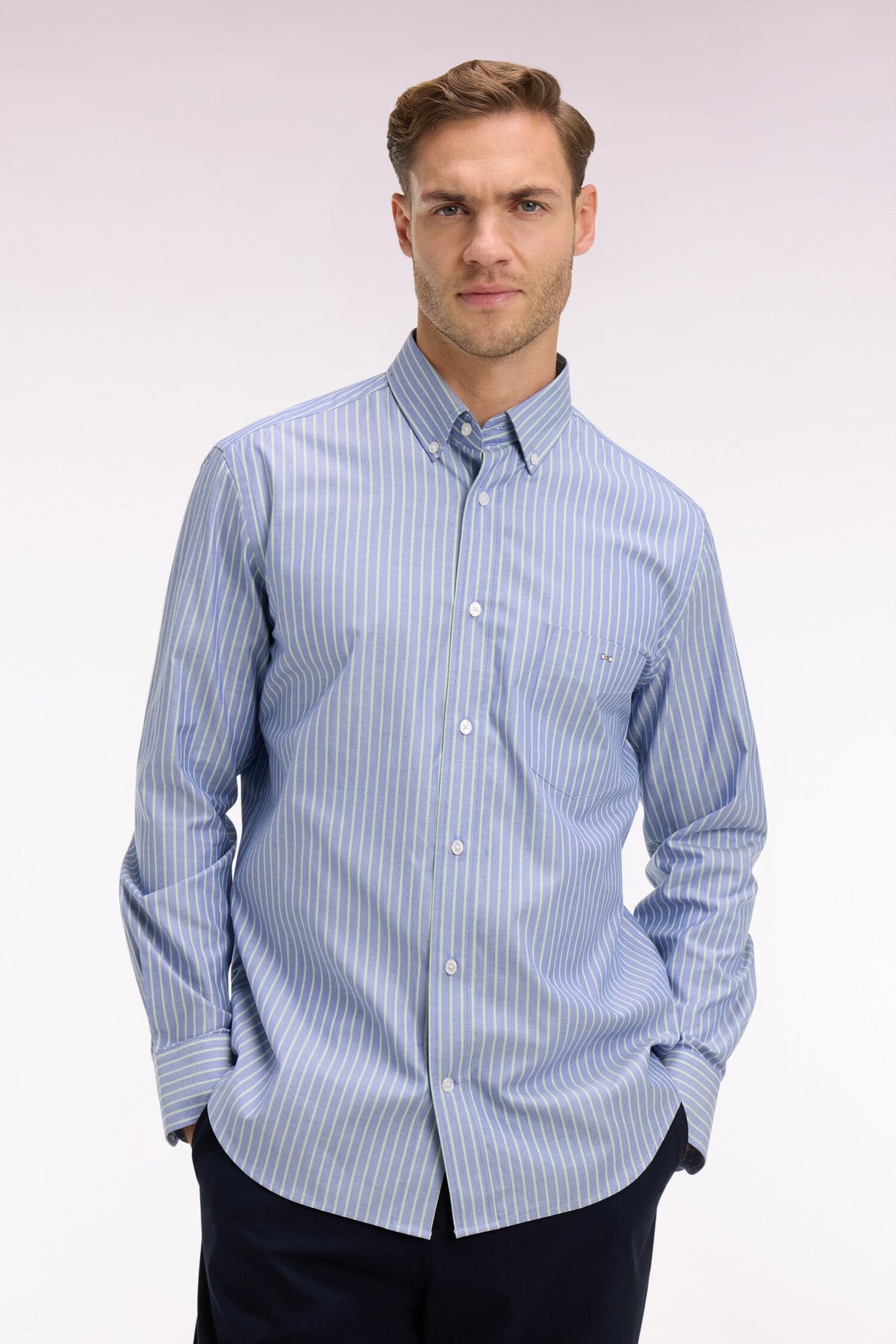 Eden Park Regular-Fit Fine-Stripe Shirt