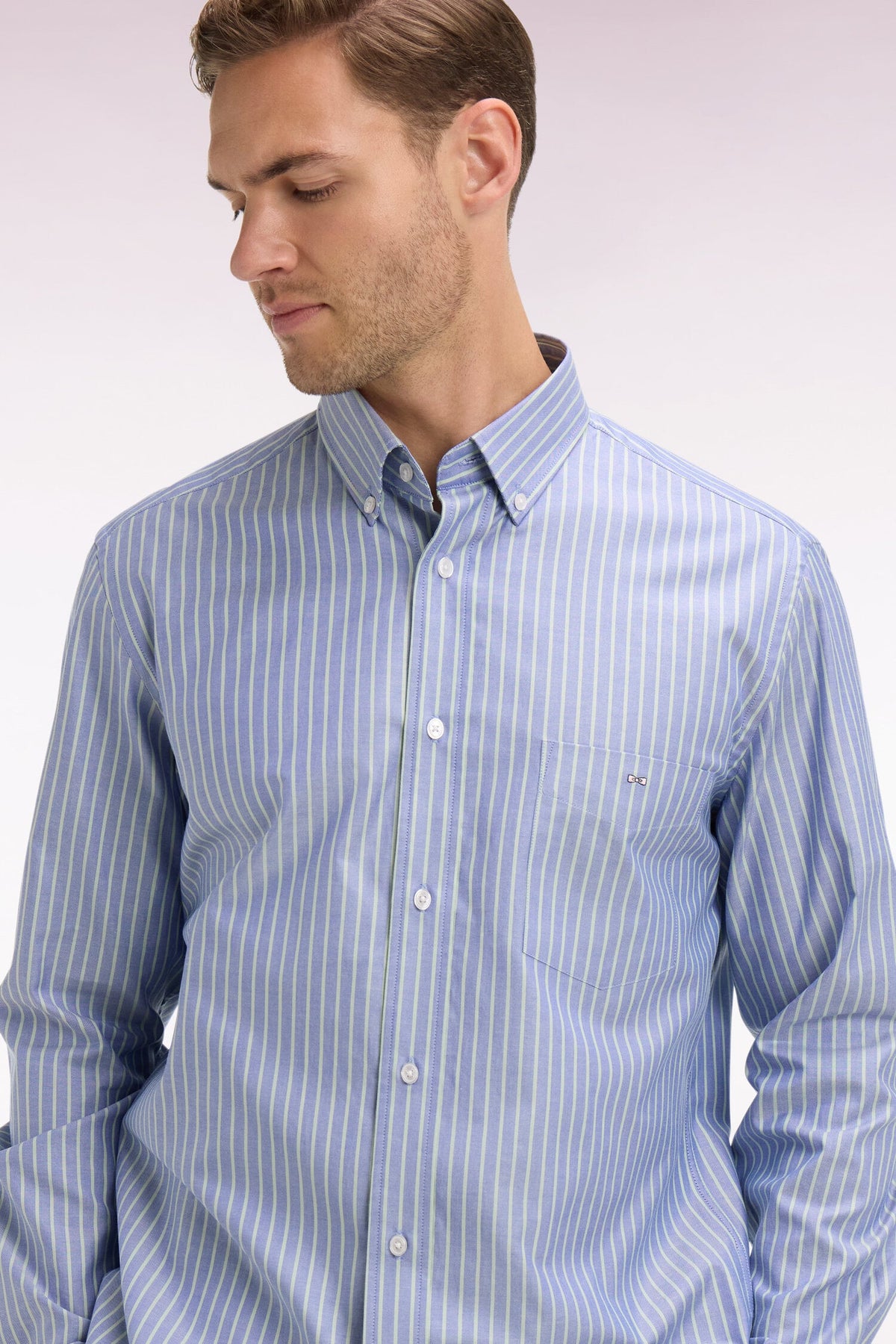 Eden Park Regular-Fit Fine-Stripe Shirt