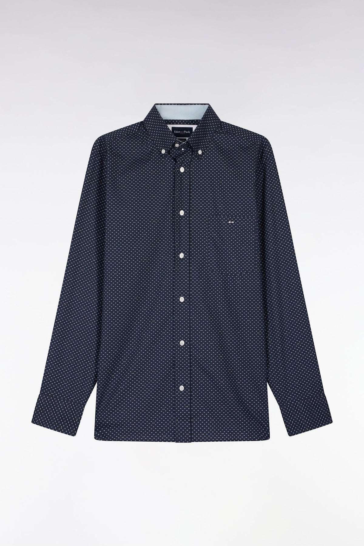 Eden Park Regular-Fit Micro-Print Shirt