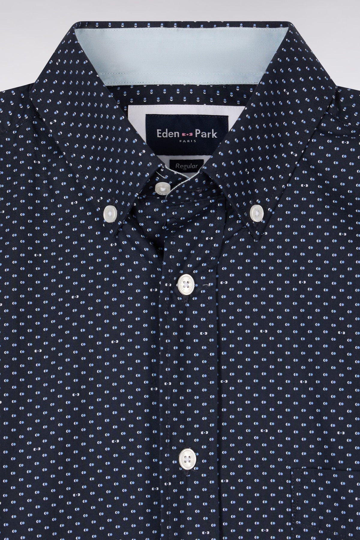 Eden Park Regular-Fit Micro-Print Shirt