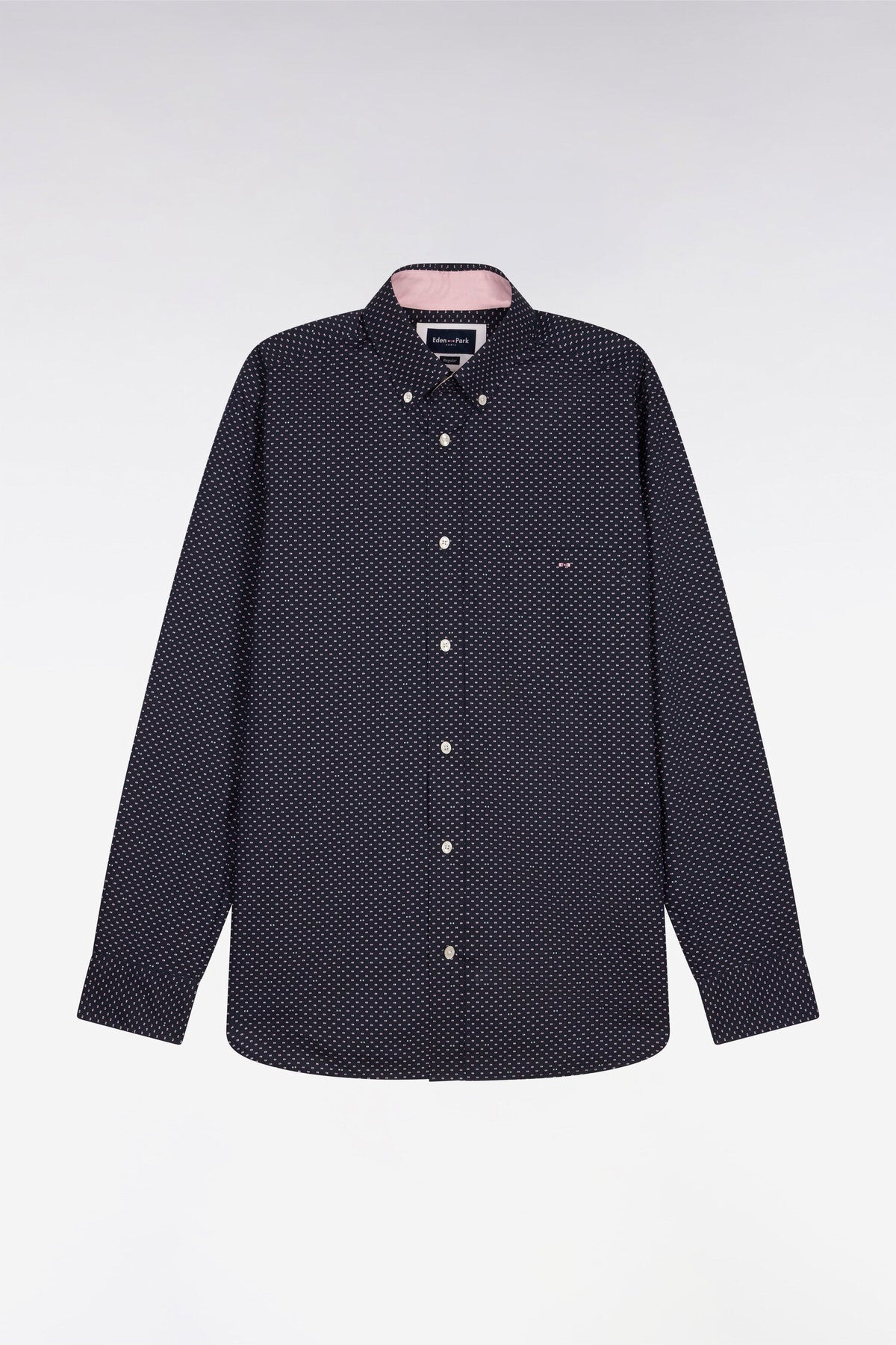 Eden Park Regular-Fit Micro-Print Shirt