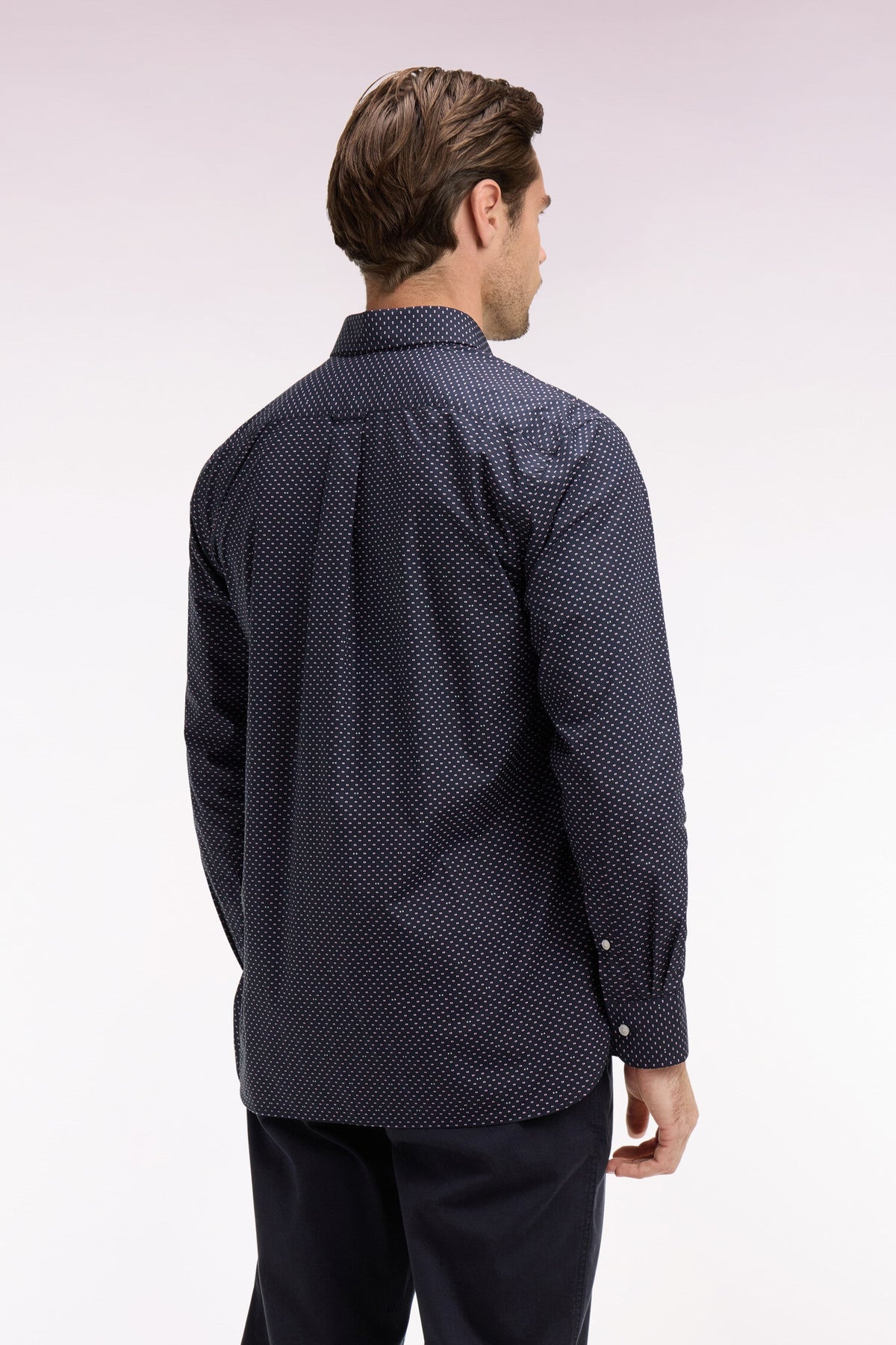 Eden Park Regular-Fit Micro-Print Shirt