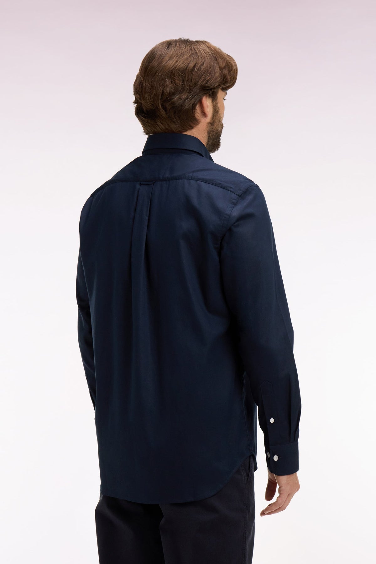 Eden Park Contrast-Collar Regular-Fit Shirt