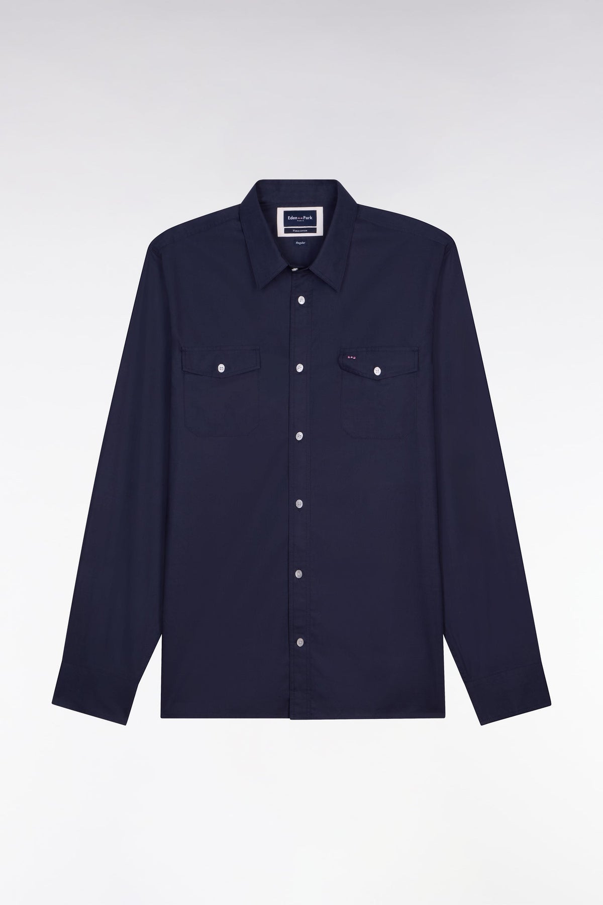 Eden Park Regular fit Pima cotton poplin shirt
