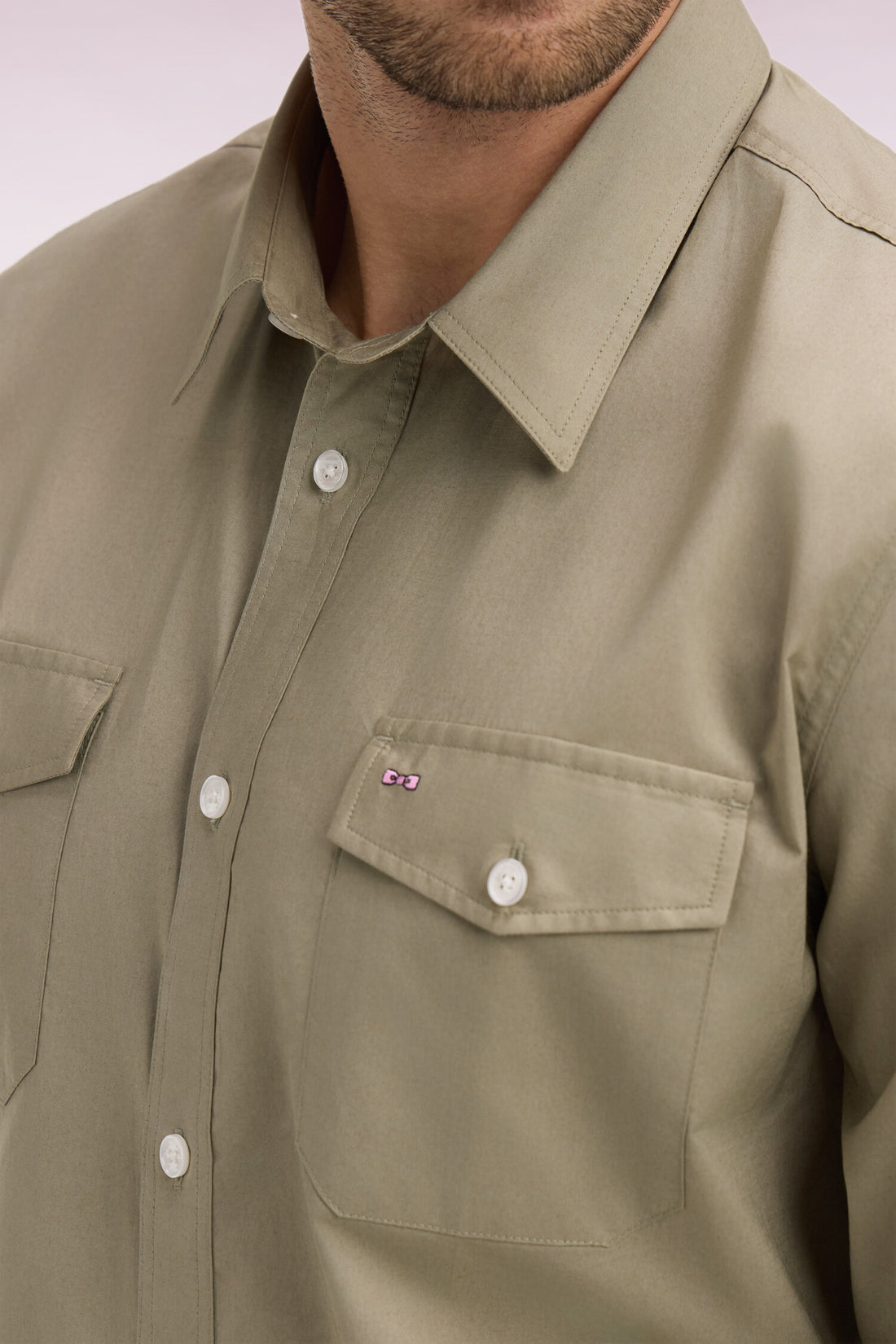 Eden Park Regular fit Pima cotton poplin shirt