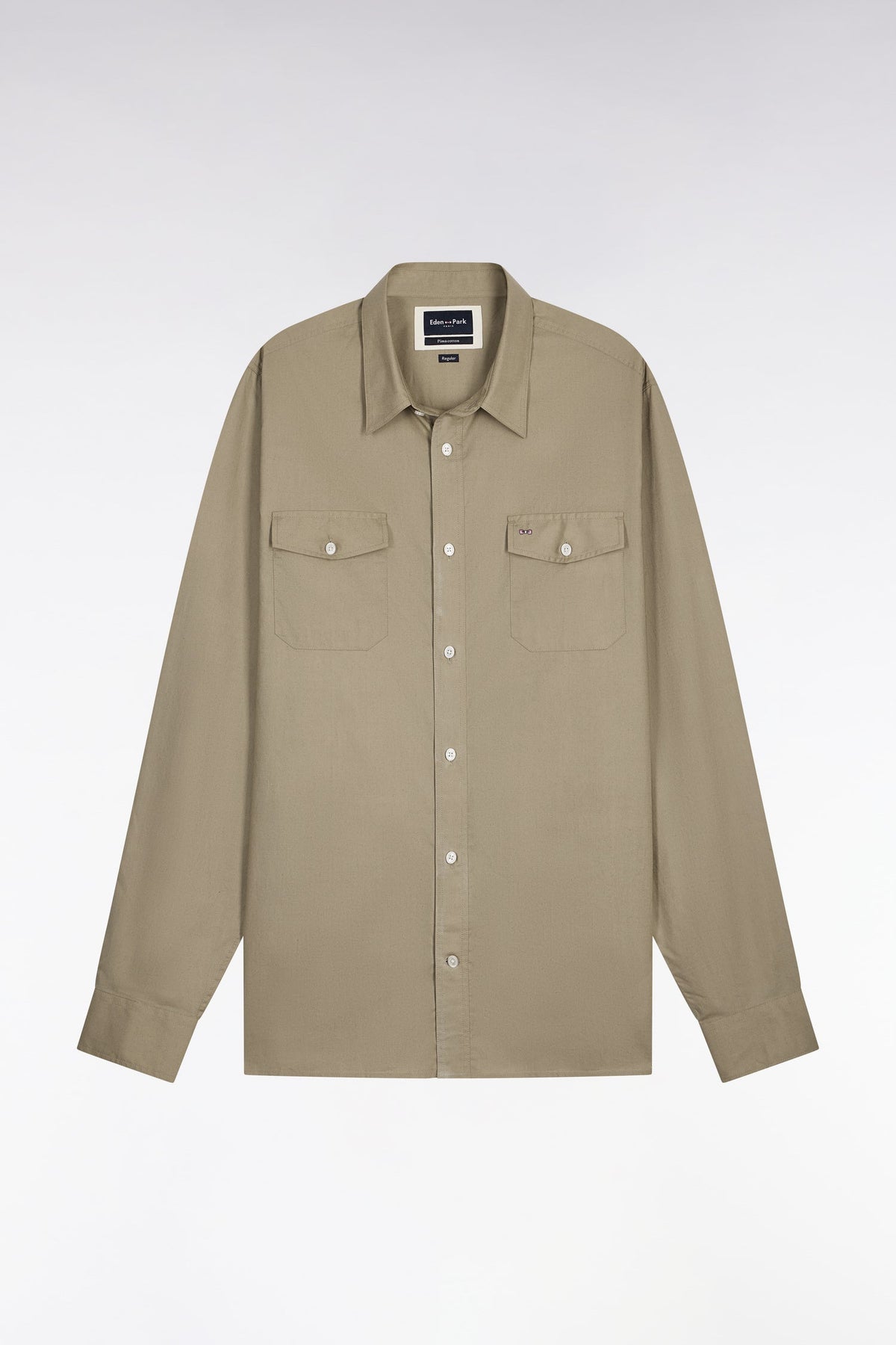 Eden Park Regular fit Pima cotton poplin shirt