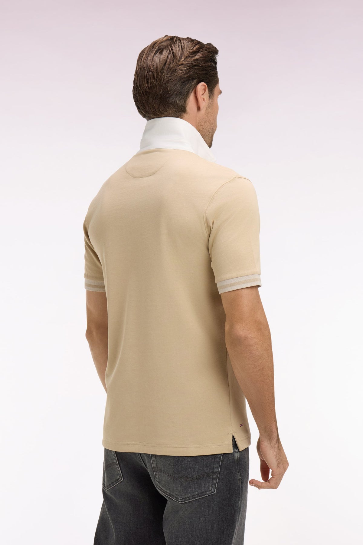 Eden Park Short-sleeved jersey with embroidered crest