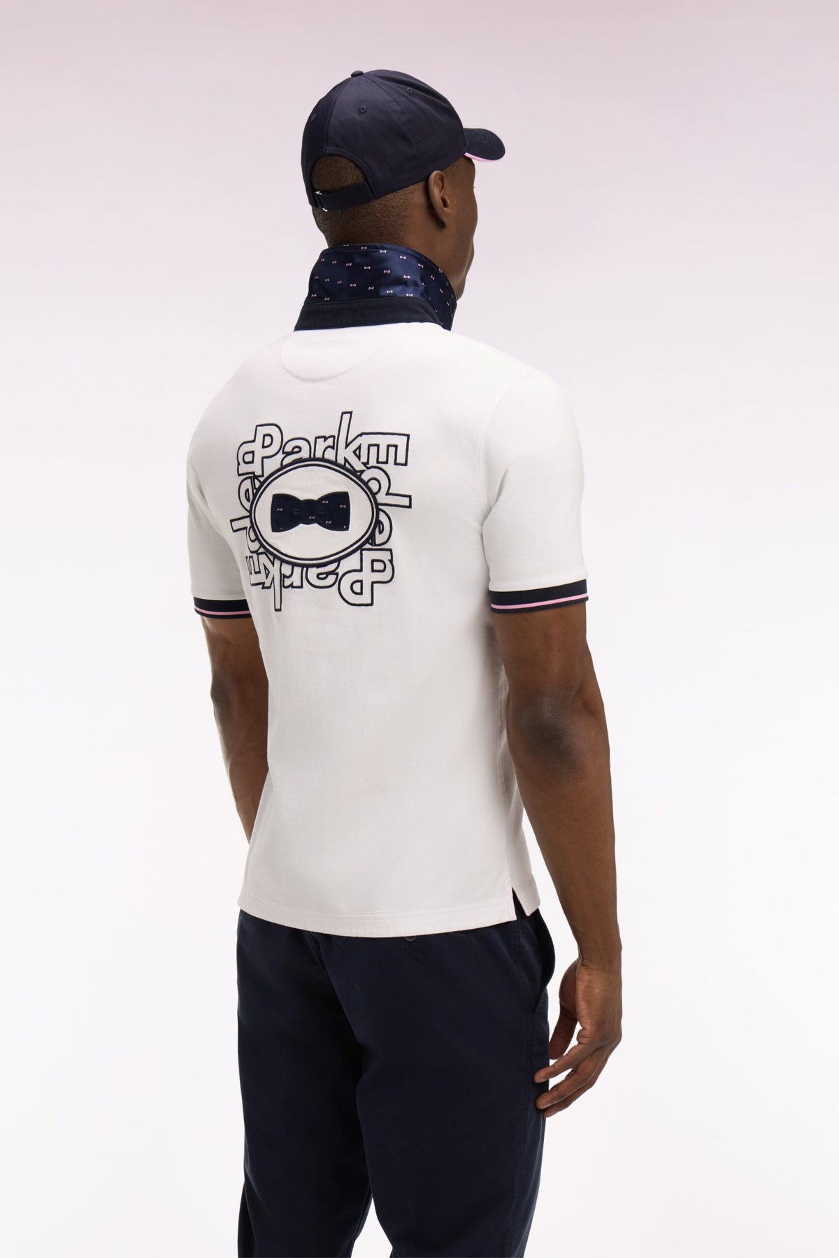 Eden Park Short-sleeved jersey with back embroidery regular fit